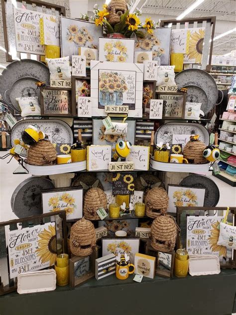 Display it on its own on the inside of your front or back door for a simple, elegant look. . Hobby lobby honey bee decor